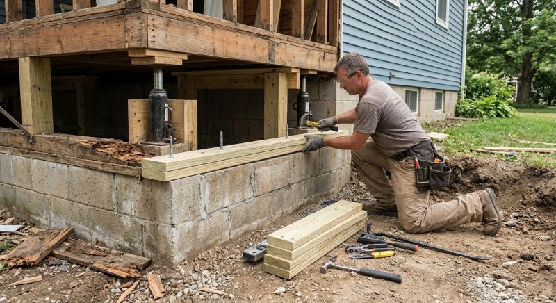 Slab Foundation Repair in Ottawa, KS