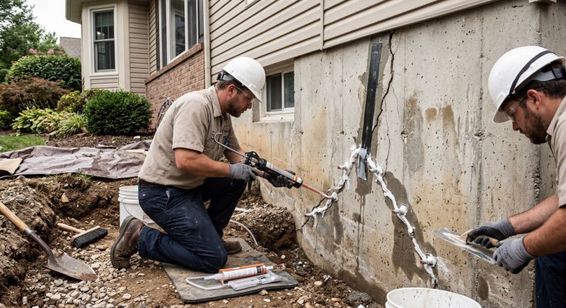 Structural Crack Repair in Ottawa, KS