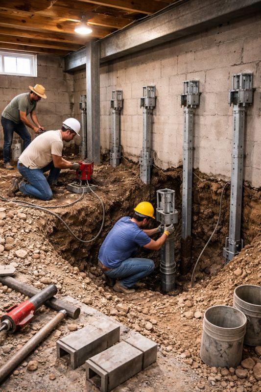 Structural Underpinning in Ottawa, KS