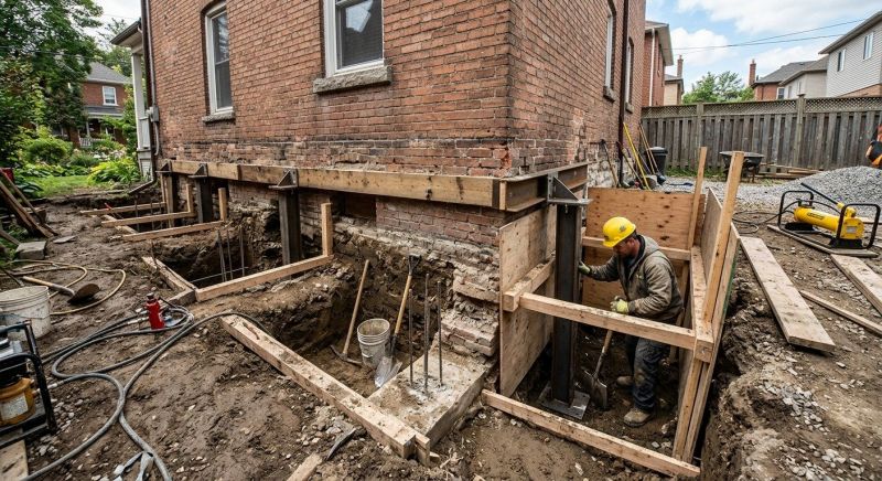 Structural Underpinning in Ottawa, KS