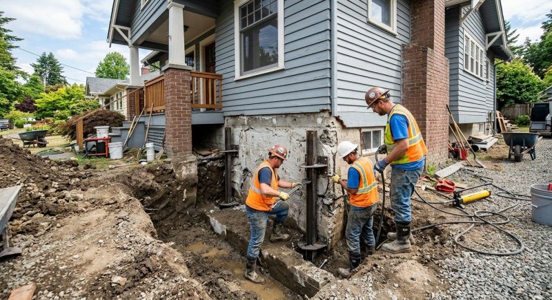 Structural Underpinning in Ottawa, KS