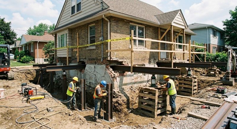 Structural Underpinning in Ottawa, KS