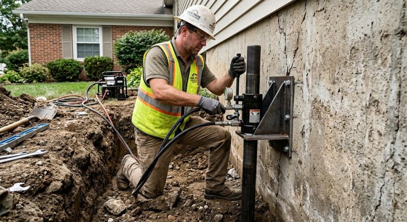 Concrete Foundation Leveling in Lawrence, KS
